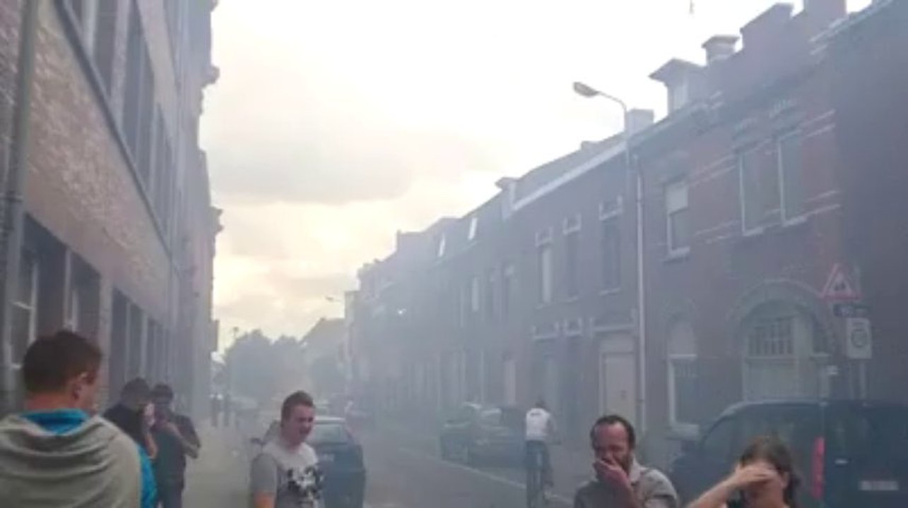 Mouscron: incendie rue des Etudiants