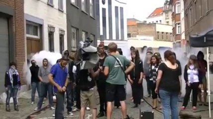 Stromae tourne un clip a Molenbeek