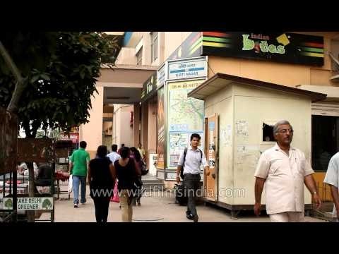 Commuters in Kirtinagar Metro Station