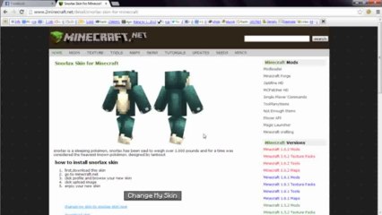 Snorlax Skin for Minecraft