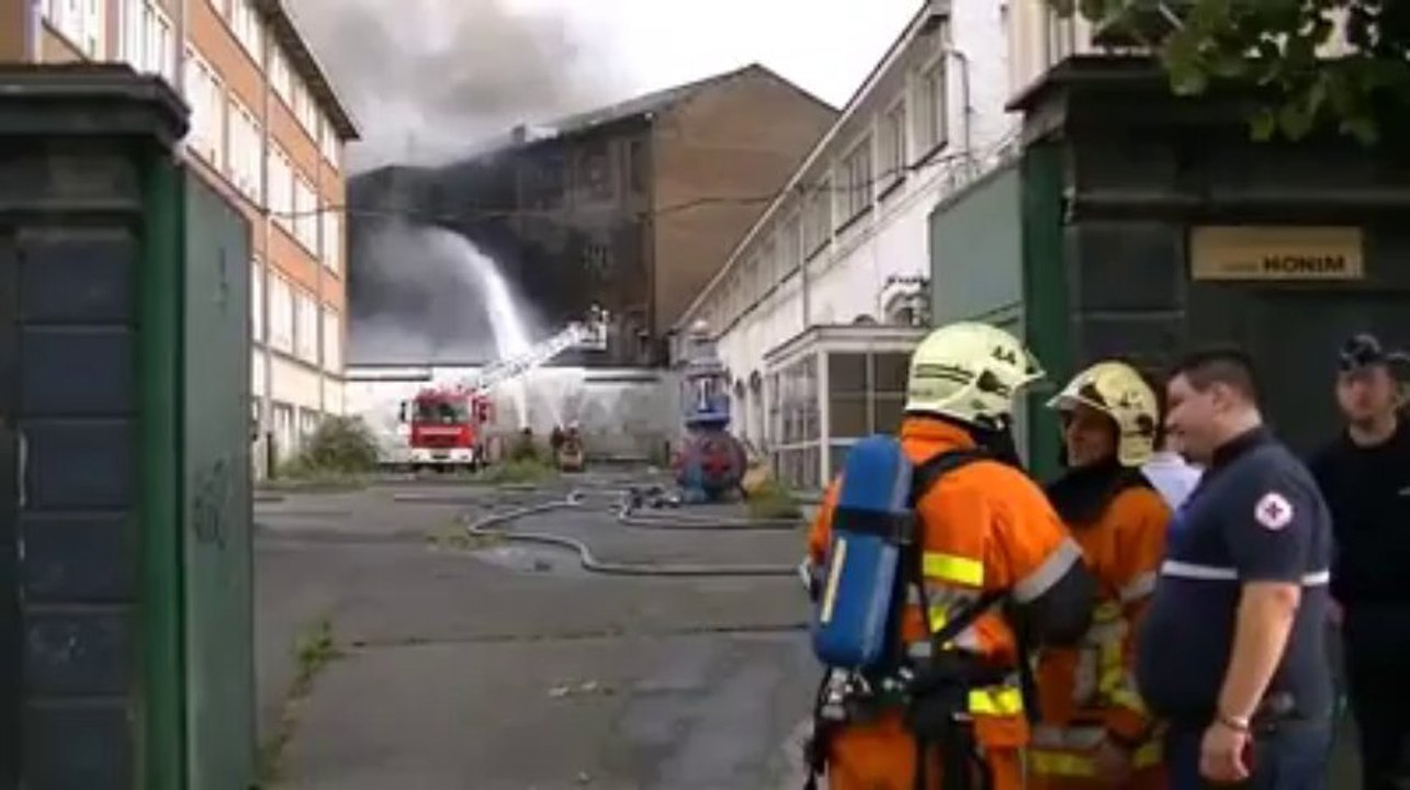 Important incendie dans une boulangerie industrielle à Molenbeek