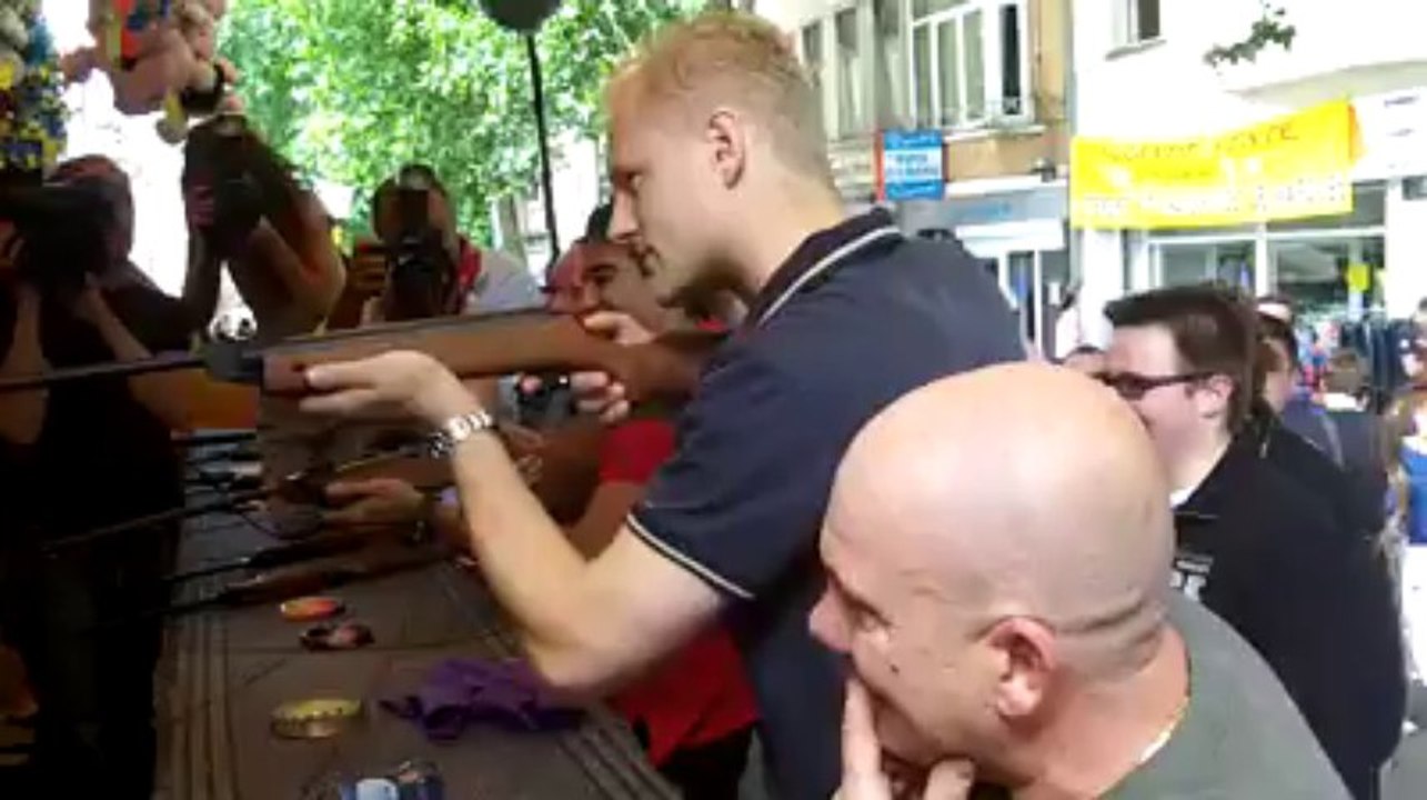 Anderlecht: Deschacht et Vargas à la foire du midi