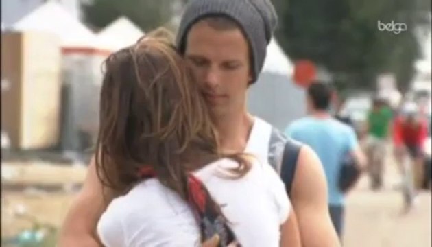 Recueillement sur le site du festival Pukkelpop