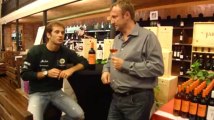 Jarno Trulli présente ses vins chez Marc Stassen à Aubel