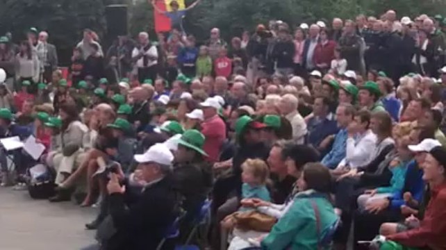 Les frères Borlée sur écran géant au parc Georges-Henri