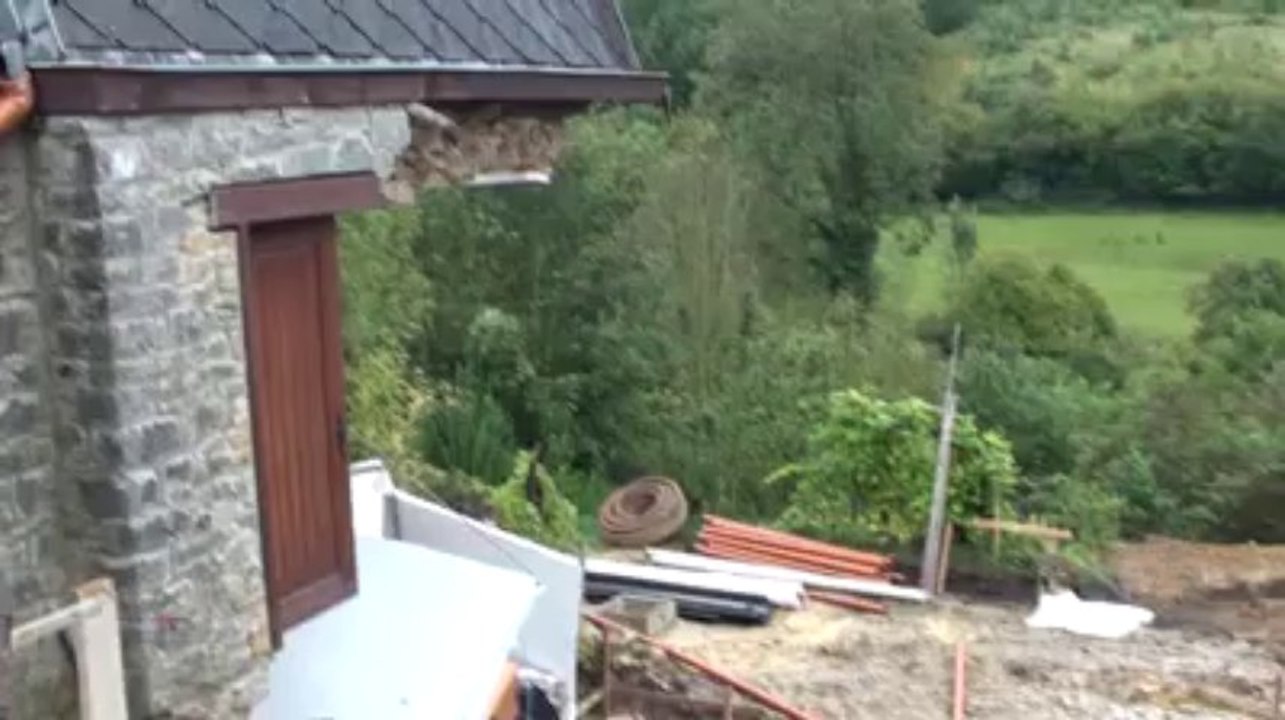 Effondrement d'une maison à Anthisnes