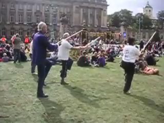 Dimanche sans voitures: des amateurs de Taijiquan au Palais Royal