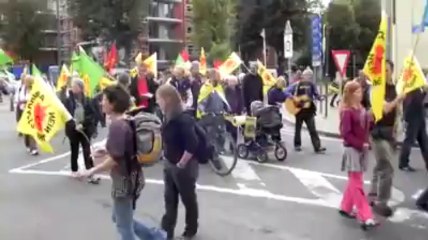 Manifestation anti-nucléaire à Huy
