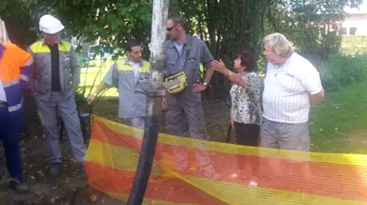 Faimes: le puits a été rempli par 22m³ de béton