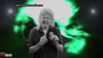 Julian Assange en rock star dans une parodie musicale