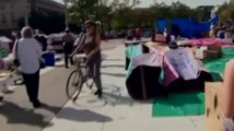 Etats-Unis : les manifestants ont planté leurs tentes