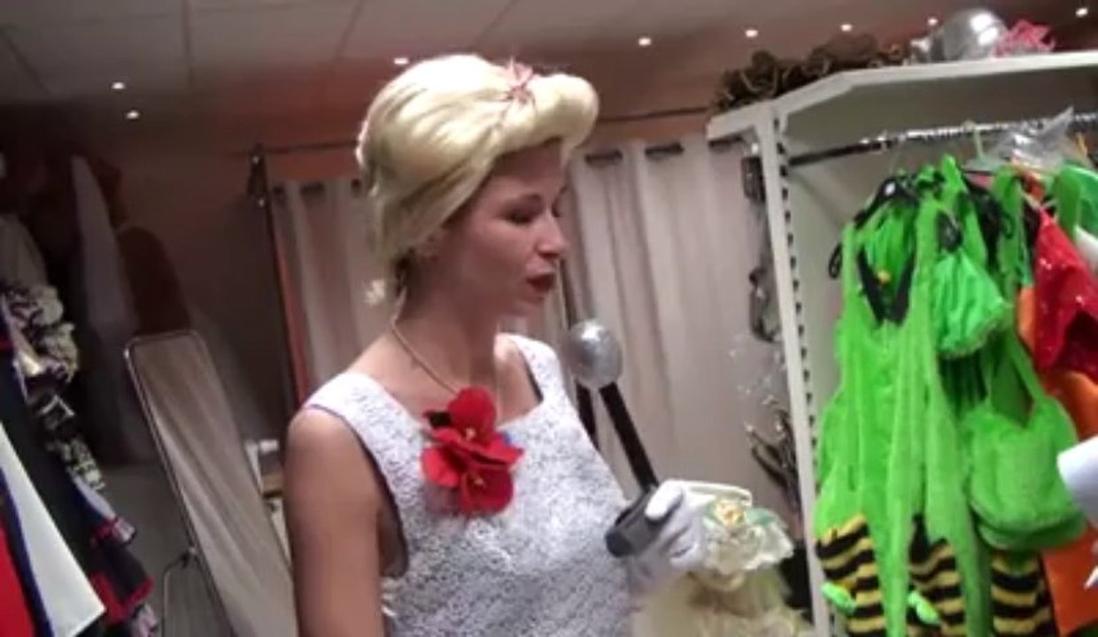 Tintin: Joëlle Scoriels déguisée en Castafiore