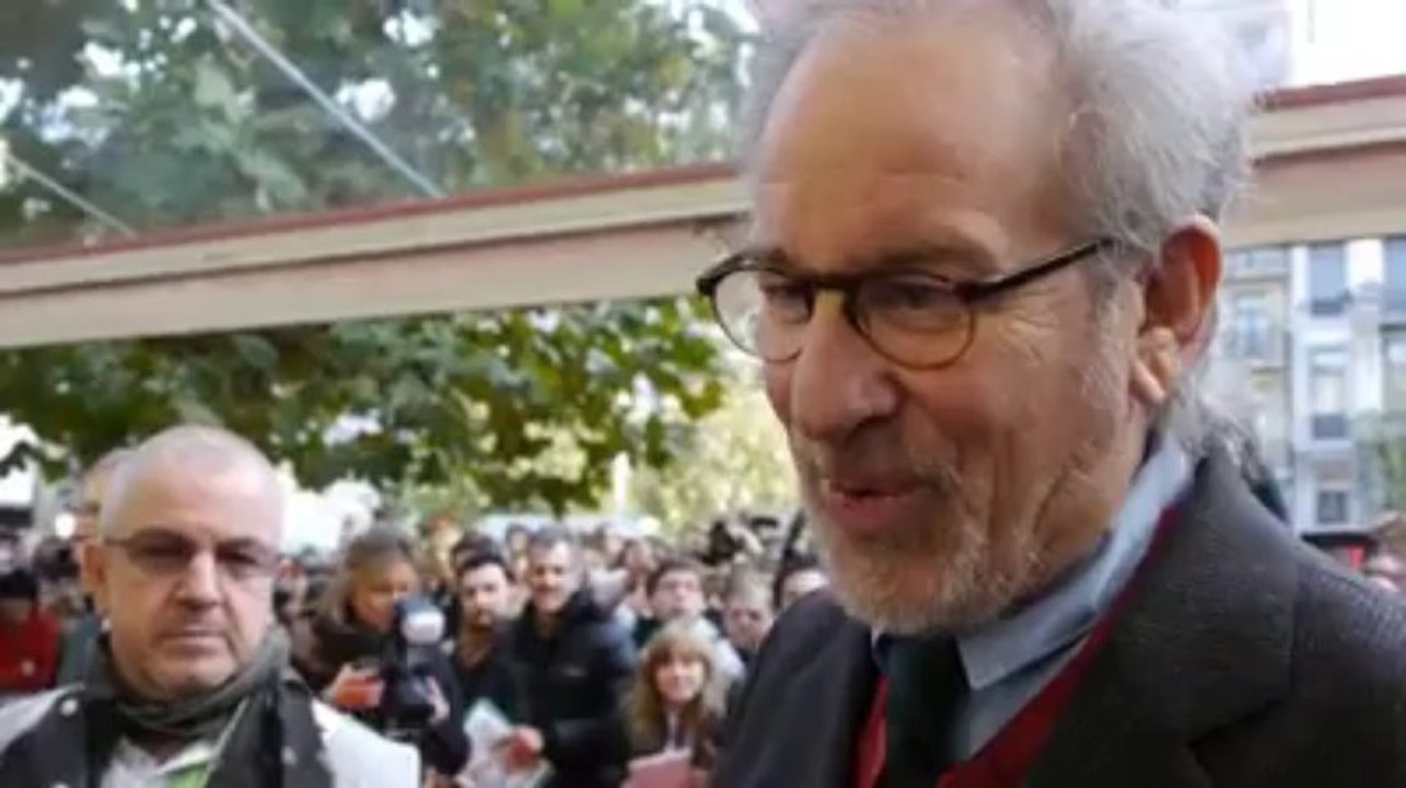 Les aventures de Tintin - Le secret de la licorne - interview Steven Spielberg