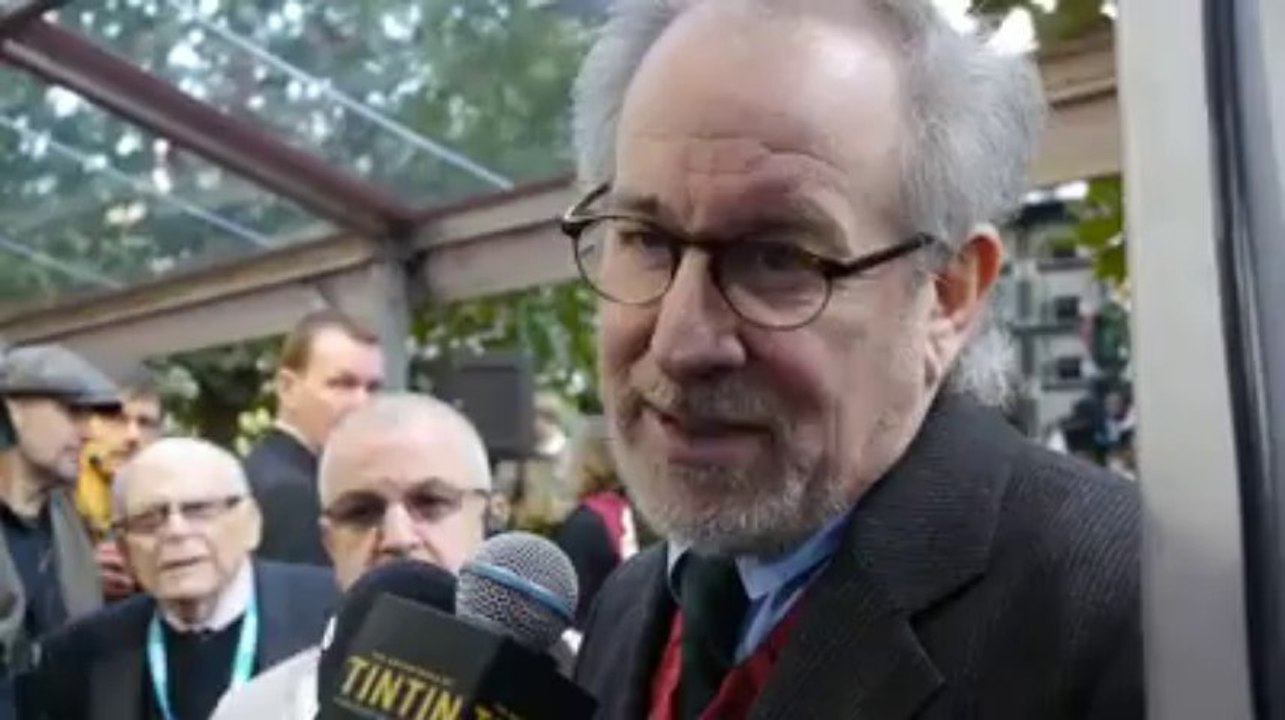 Les aventures de Tintin - Le secret de la licorne - interview Steven Spielberg
