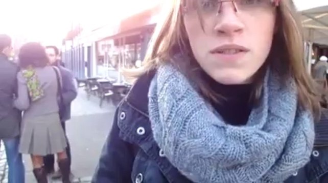 Action d' Ecolo j à Malmedy contre les caméras de surveillance