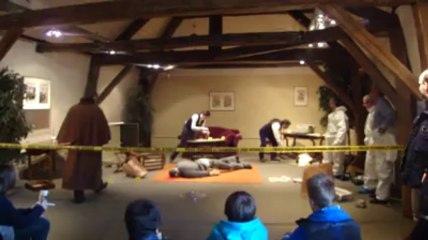 Expo Sherlock Holmes: les experts de la PJF de Verviers montre la technique "taping one-one"