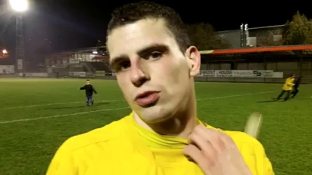 Foot (D3A): Huy - Verviers (3-2), l'homme du match est Damien Bodart