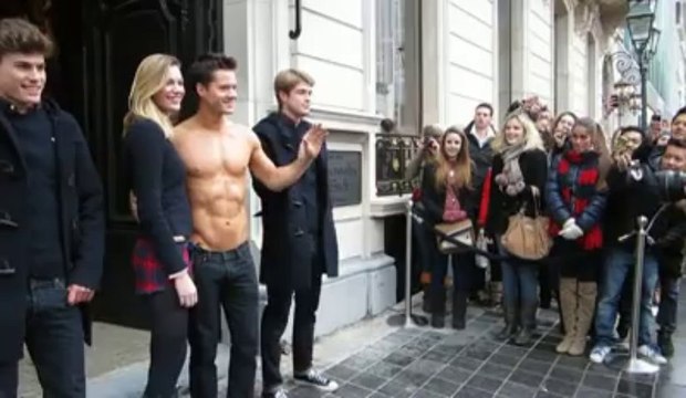 Ouverture du magasin Abercrombie and Fitch Bruxelles - Vidéo Dailymotion