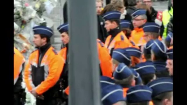 Hommage aux victimes de la place Saint Lambert à Liège