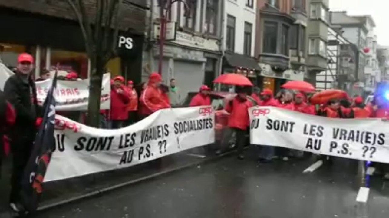 manif fgtb verviers au floreal