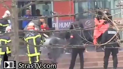 Un homme s’immole - Assaut GIPN dans le palais - Gipn Strab/Lyon