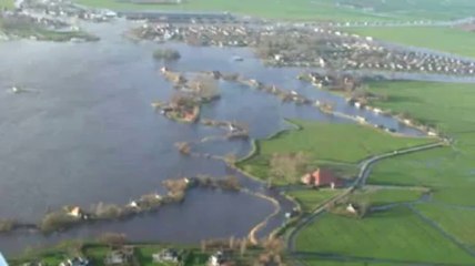 Des villages évacués aux Pays-Bas
