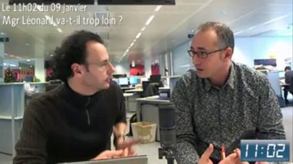 Le 11h02 : Mgr Léonard « sait comment ne pas aller trop loin »