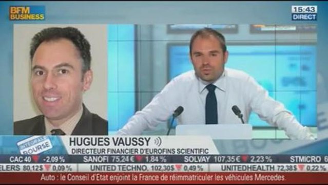 Nette progression des résultats semestriels d'Eurofins Scientific : Hugues Vaussy dans Intégrale Bourse - 27/08
