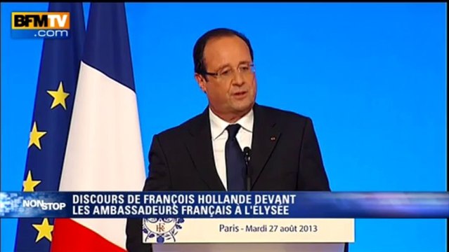 François Hollande: le massacre de Damas ne peut rester sans réponse - 27/08
