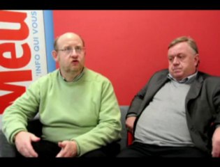 Marc Goblet et Jean Marc namotte à propos de la grève générale de lundi