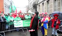 Grève générale 30 janvier: un faux Di Rupo manifeste à Mons (1)