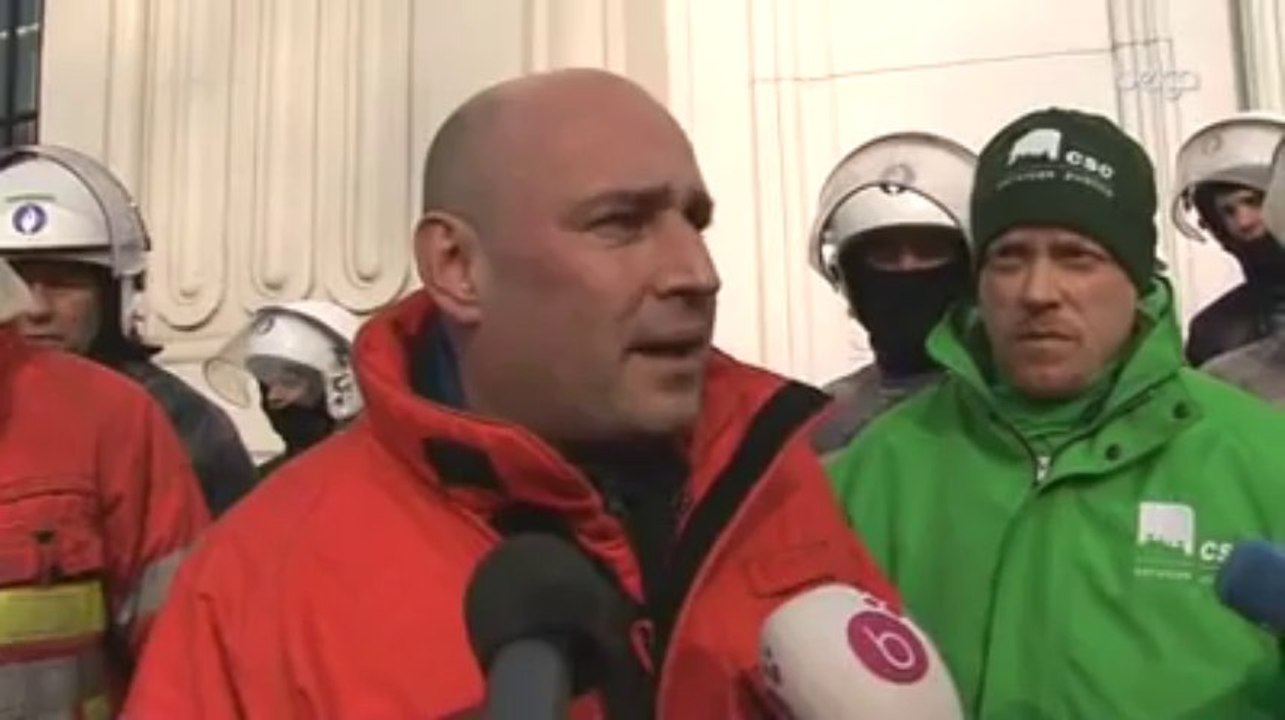 Les pompiers sont insatisfaits de leur rencontre avec les ministres