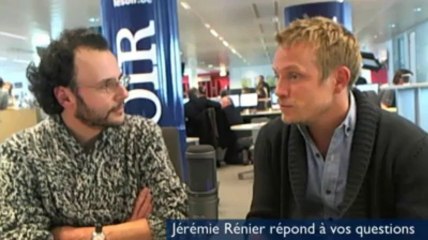 Jérémie Renier en Cloclo visiteur du Soir