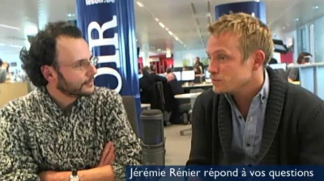 Jérémie Renier en Cloclo visiteur du Soir