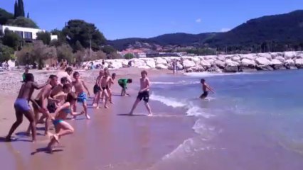 U11 Carqueiranne baignade
