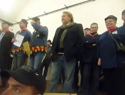 Basècles : ouverture du carnaval - dans la salle des fêtes (04)