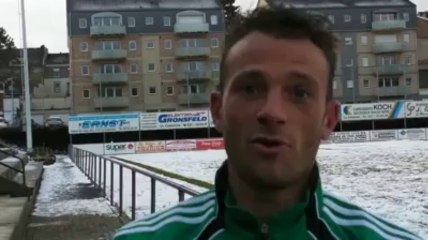 Interview de Manu Woyaffe (La Calamine), homme du match et buteur contre Rupel Boom