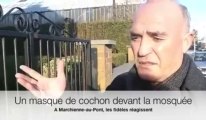 La mosquée de Marchienne-au-Pont victime d'une tête de cochon