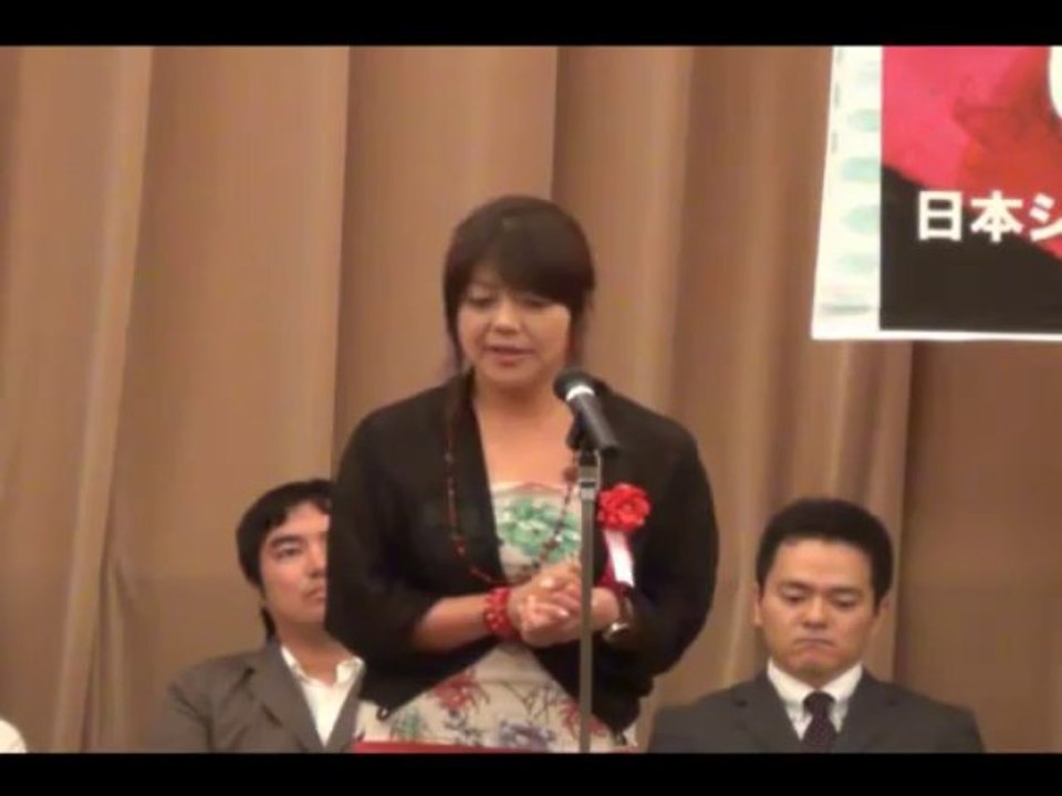 20130815 【標的の村】監督 三上智恵＠JCJ賞 受賞スピーチ