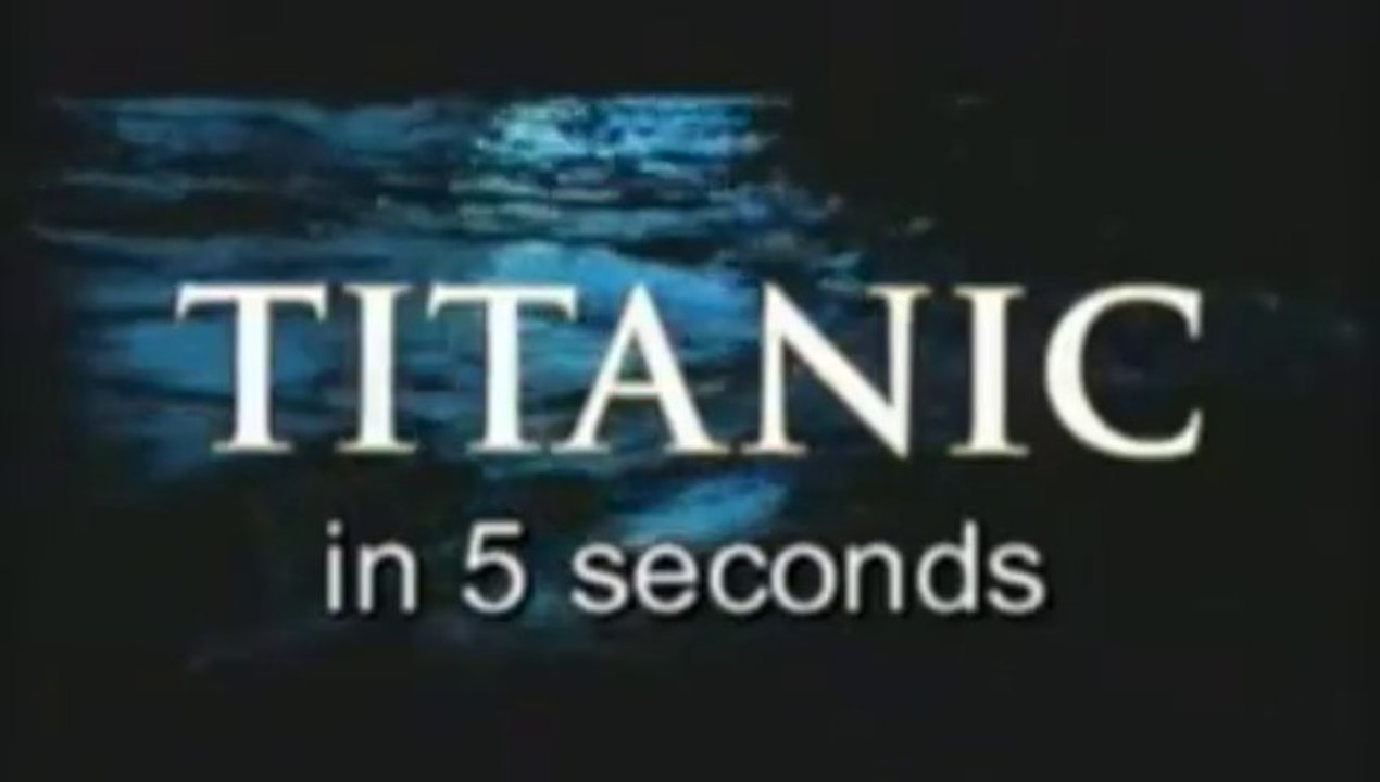 Titanic em 5 segundos