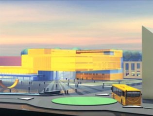 Le futur centre administratif de CMI à Seraing