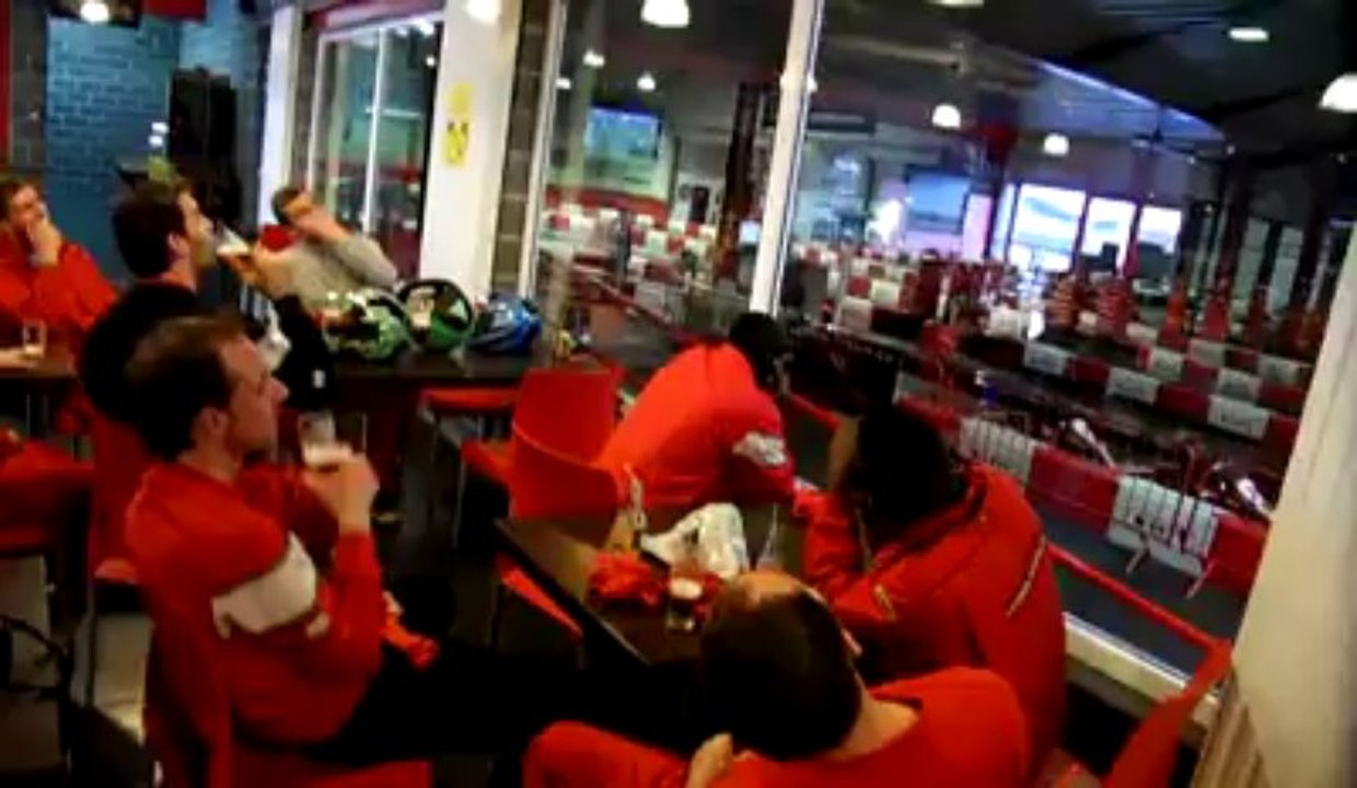 Les footballeurs du RAEC Mons font du karting (1)