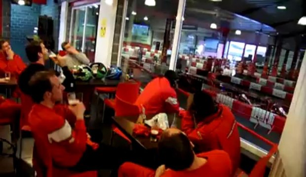 Les footballeurs du RAEC Mons font du karting (1)