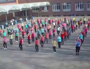 Mouscron: 125 élèves de Saint-Henri ont dansé un flashmob (2)