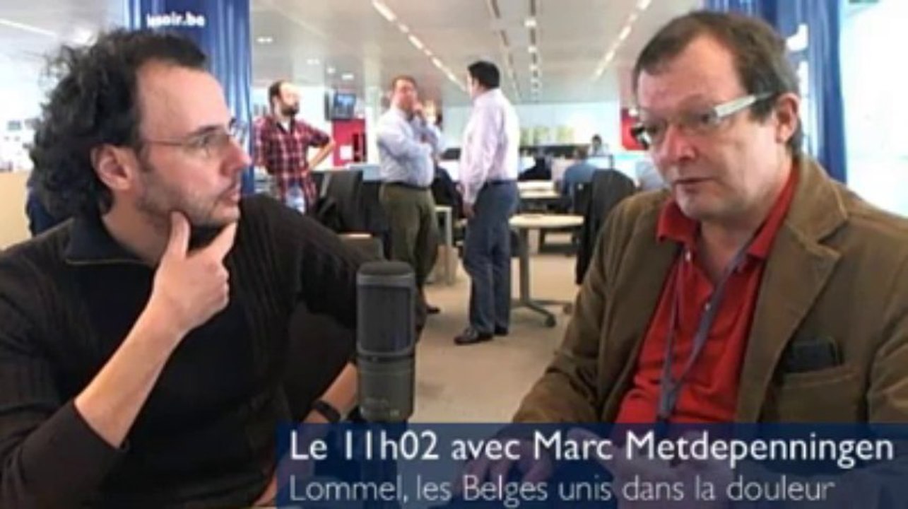 Le 11H02 Lommel, les Belges unis dans la douleur