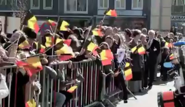 Malmedy: la Princesse Mathilde visite la clinique Reine Astrid