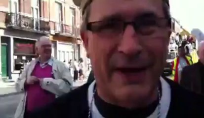 Le bourgmestre de Schaerbeek Bernard Clerfayt (FDF) en Astérix lors du 83e Scharnaval