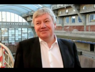 Visite du chantier de la piscine de la sauvenière