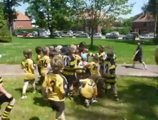 Tournoi de la table magique à Frameries (rugby).