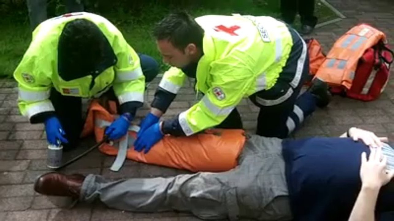 Jean-Luc Fonck à l'inauguration du Centre de formation de la Croix-Rouge à Arlon